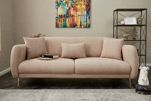 3 vietų sofa-lova Simena - Beige цена и информация | Диваны | 220.lv