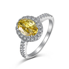 Серебряное кольцо с цирконами Brasco 59672 59672-17.5 цена и информация | Кольца | 220.lv