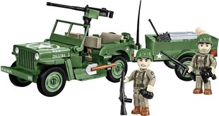 Konstruktors Cobi HC WWII Willys MB un piekabe 2297, 200 d. cena un informācija | Konstruktori | 220.lv