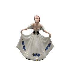 Porcelāna statuete ,Rokoko meitene cena un informācija | Interjera priekšmeti | 220.lv