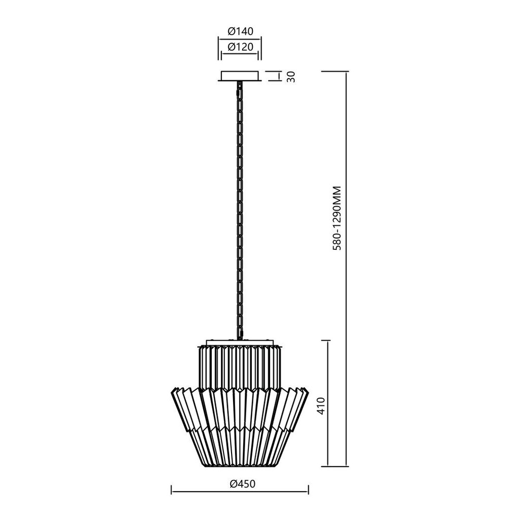 Milagro piekaramā lampa Donna ML0413 цена и информация | Piekaramās lampas | 220.lv