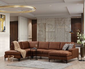 Kampinė sofa Porto Corner (EOT-C-02-CHL) - Camel цена и информация | Угловые диваны | 220.lv