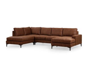 Stūra dīvāns Asir Porto Corner, brūns cena un informācija | Stūra dīvāni | 220.lv