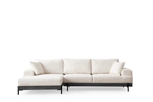 Kampinė sofa Eti Black Left - White цена и информация | Угловые диваны | 220.lv