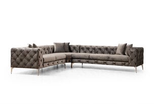 Kampinė sofa Como Left - Anthracite цена и информация | Угловые диваны | 220.lv