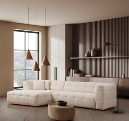 Stūra dīvāns Asir Cady Left, smilškrāsas cena un informācija | Stūra dīvāni | 220.lv