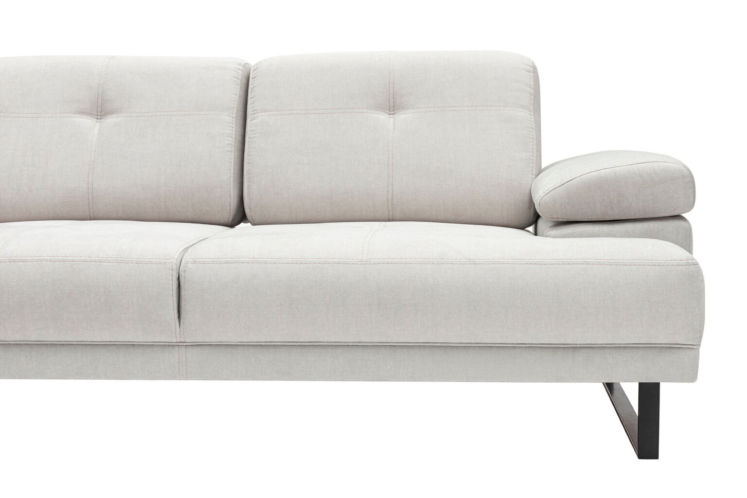 Stūra dīvāns Asir Mustang Small Left, smilškrāsas cena un informācija | Stūra dīvāni | 220.lv