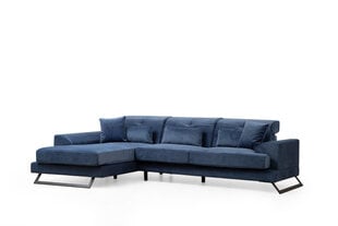Kampinė sofa Frido Left (Chl+3R) - Navy Blue цена и информация | Угловые диваны | 220.lv