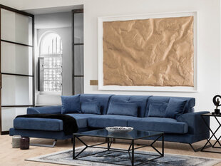 Kampinė sofa Frido Left (Chl+3R) - Navy Blue цена и информация | Угловые диваны | 220.lv