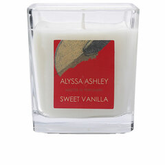Aromātiska svece Alyssa Ashley Sweet Vanilla 145 g cena un informācija | Sveces un svečturi | 220.lv