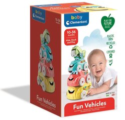 Automašīnu tornis Clementoni Baby 17726 cena un informācija | Rotaļlietas zīdaiņiem | 220.lv