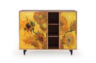 Kumode BS2 Sunflowers By Vincent Van Gogh L 125 cm, rieksts cena un informācija | Kumodes | 220.lv