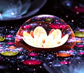 Dimanta mozaīkas komplekts 1 gab "Krāsains lotosa zieds 40x30" cena un informācija | Dimantu mozaīkas | 220.lv