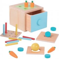 Koka Montessori šķirotājs, WOOPIE cena un informācija | Attīstošās rotaļlietas | 220.lv