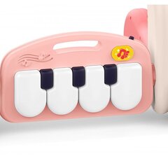 Игровой коврик и горка 2 в 1 со звуковыми эффектами, розовый, Woopie Baby цена и информация | Игрушки для малышей | 220.lv