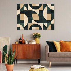 Glezna uz audekla Retro ģeometriska mozaika цена и информация | Картины | 220.lv