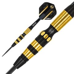 Šautriņas Winmau Simon Whitlock Onyx AU, melna/dzeltena, 23 grami. cena un informācija | Šautriņmešana, dārts | 220.lv