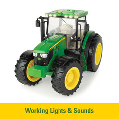 Rotaļu traktors Tomy John Deere Big Farm 6210R RC 47486 cena un informācija | Rotaļlietas zēniem | 220.lv