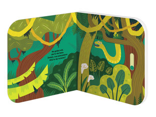 Grāmata bērniem, Kas dzīvo džungļos? cena un informācija | Bērnu grāmatas | 220.lv