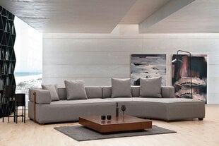 Stūra dīvāns Asir Gondol-1, pelēks cena un informācija | Stūra dīvāni | 220.lv