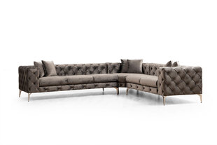 Kampinė sofa Como Right - Anthracite цена и информация | Угловые диваны | 220.lv