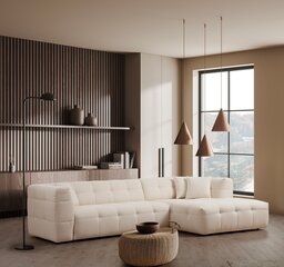Stūra dīvāns Asir Cady Pa labi, smilškrāsas cena un informācija | Stūra dīvāni | 220.lv
