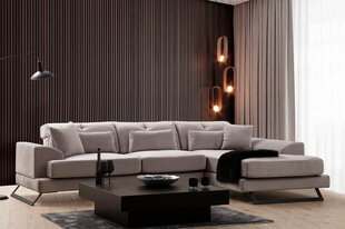 Stūra dīvāns Asir Frido Pa labi, pelēks cena un informācija | Stūra dīvāni | 220.lv