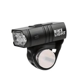 USB-заряжаемый фонарь для велосипеда Deal, черный цена и информация | Велосипедные фонари, отражатели | 220.lv