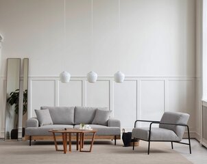 Trīsvietīgs dīvāns Atelier Del Sofa Eti Oak, pelēks cena un informācija | Dīvāni | 220.lv