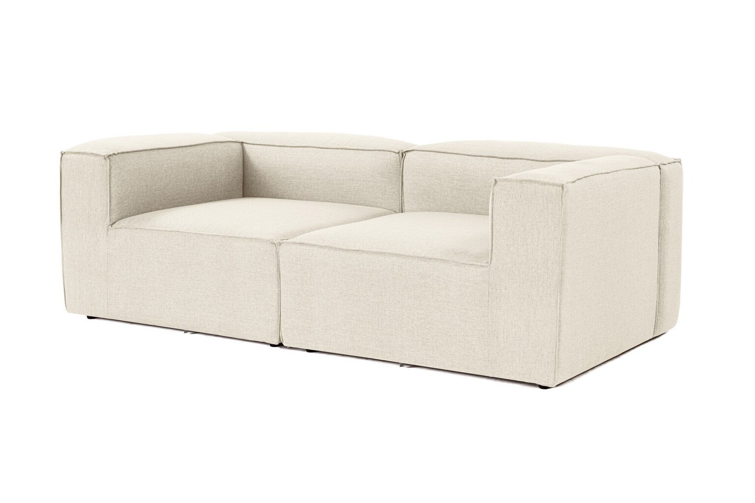 Divvietīgs dīvāns Atelier Del Sofa Fora 2, smilškrāsā cena un informācija | Dīvāni | 220.lv