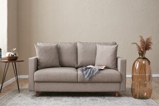 Divvietīgs dīvāns Atelier Del Sofa Eva, smilškrāsā cena un informācija | Dīvāni | 220.lv