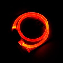LED apkakle sunim, kakla apkārtmērs, 35 cm, sarkans цена и информация | Ошейники, подтяжки для собак | 220.lv