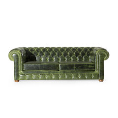 Divvietīgs dīvāns Asir Cupon, zaļš cena un informācija | Dīvāni | 220.lv