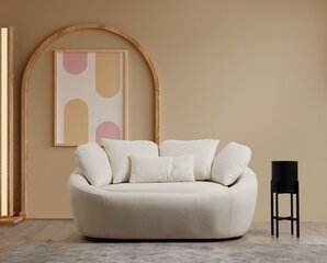Divvietīgs dīvāns Atelier Del Sofa Midye Love Seat, smilškrāsā cena un informācija | Dīvāni | 220.lv