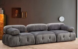 Trīsvietīgs dīvāns Atelier Del Sofa Bubble, pelēks cena un informācija | Dīvāni | 220.lv