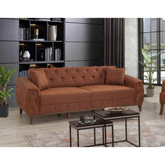 3 vietų sofa-lova Marta - Brown цена и информация | Диваны | 220.lv