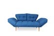 Dīvāns-gulta Asir Nina Daybed, zils цена и информация | Dīvāni | 220.lv