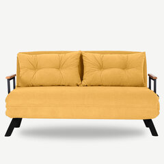 2 vietų sofa-lova Sando 2-Seater - Mustard цена и информация | Диваны | 220.lv