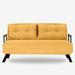 2 vietų sofa-lova Sando 2-Seater - Mustard цена и информация | Диваны | 220.lv