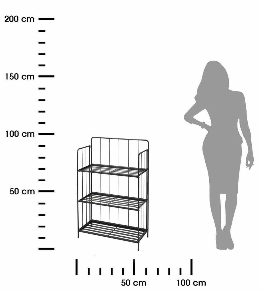 Metāla saliekams skapi,s 3 plaukti, 90x 90 cm cena un informācija | Plaukti | 220.lv