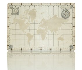 Koka pasaules kartes modelis (sērija ar punktiem) цена и информация | Карты мира | 220.lv