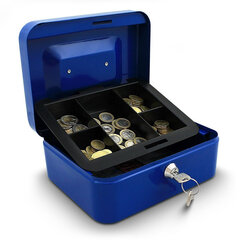 Naudas kaste, zila, 20 cm cena un informācija | Seifi | 220.lv