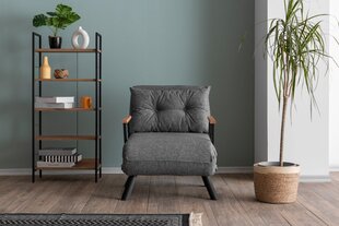 1 sėdynės sofa-lova Sando Single - Light Grey цена и информация | Кресла в гостиную | 220.lv