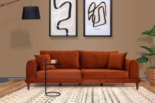 Trīsvietīgs dīvāns Asir Nero, sarkans cena un informācija | Dīvāni | 220.lv