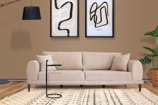 Trīsvietīgs dīvāns Asir Nero, smilškrāsā cena un informācija | Dīvāni | 220.lv