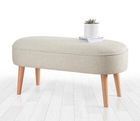 Pouffe Lednok - Cream цена и информация | Кресла-мешки и пуфы | 220.lv