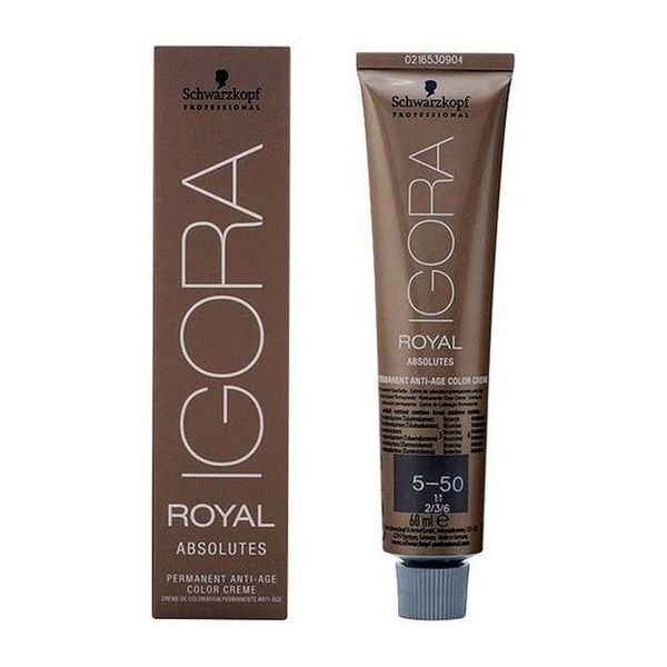 Matu krāsa Schwarzkopf Igora Royal Absolutes Anti-Age Color Creme 5-50, 60 ml цена и информация | Matu krāsas | 220.lv