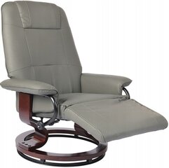 Atzveltnes krēsls ar relaksācijas un masāžas funkciju Funfit Home&Office, pelēks, 110 kg cena un informācija | Atpūtas krēsli | 220.lv