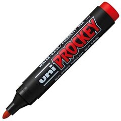 Marķieris Uni-Ball Prockey Marker PM-126, 12 gab., sarkans cena un informācija | Kancelejas preces | 220.lv