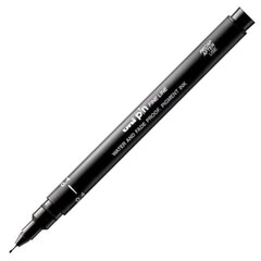 Marķieris Uni-Ball Mitsubishi Pencil PIN 04-200(S), 12 gab., melna krāsa cena un informācija | Kancelejas preces | 220.lv